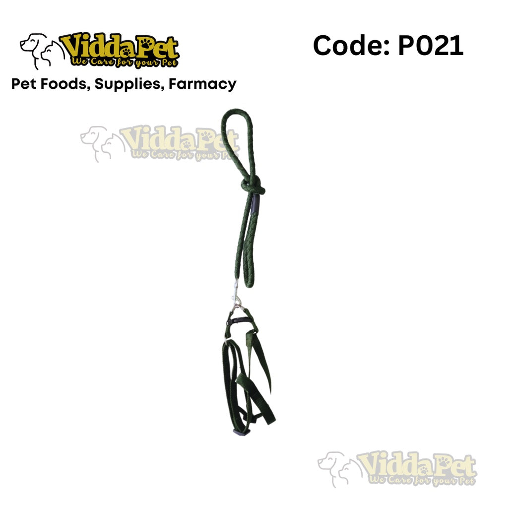 Pet Body Leash in Dark Colors