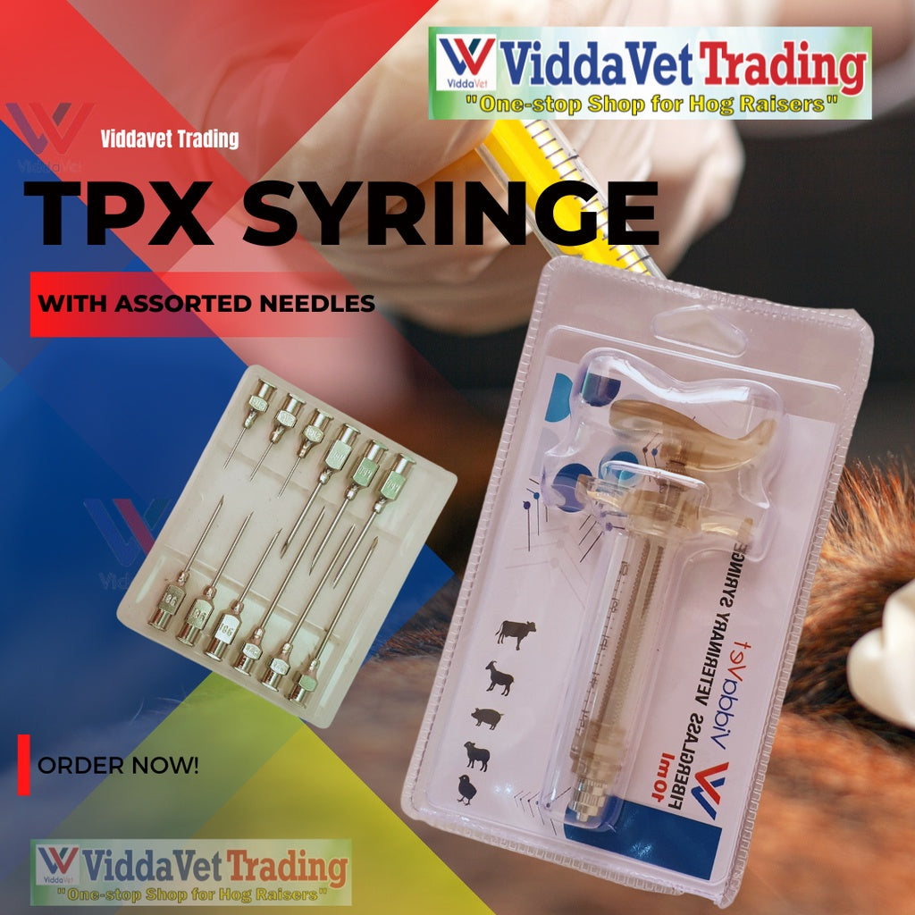 Fiberglass Syringe with Assorted Needles (10ml/20ml)