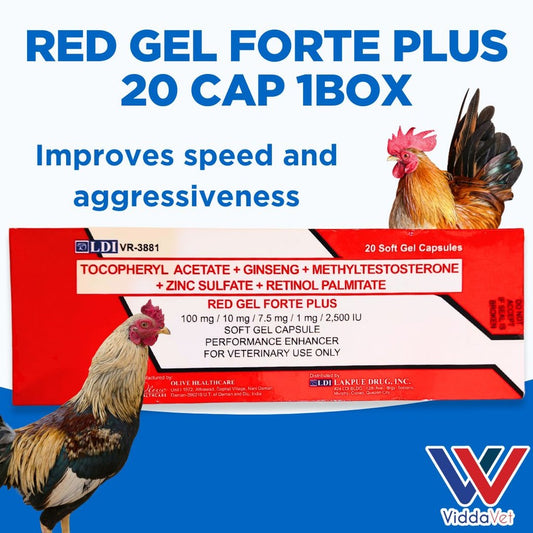 Red Gel Forte Plus 20 Capsule (1 Box)