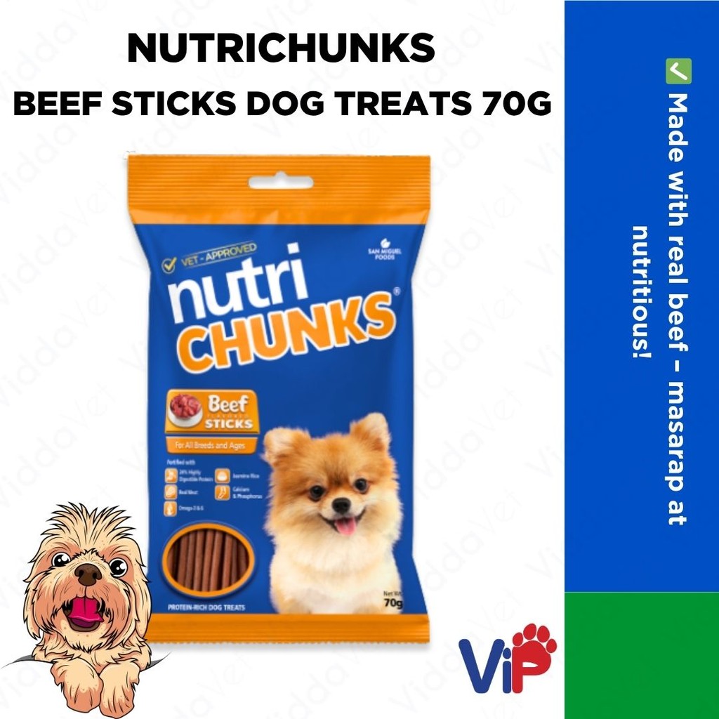 NutriChucks Beef Sticks 70 Grams