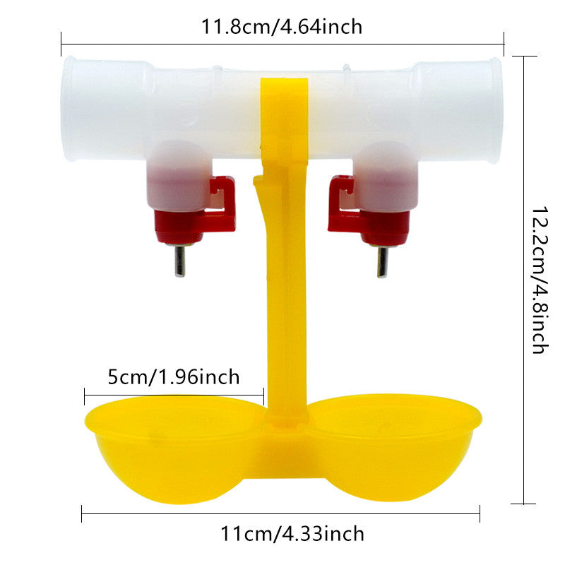 Chicken Drinking Water Double Hanging Cup