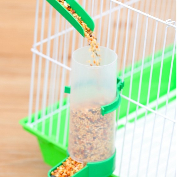 Hanging Waterer and Bird Feeder