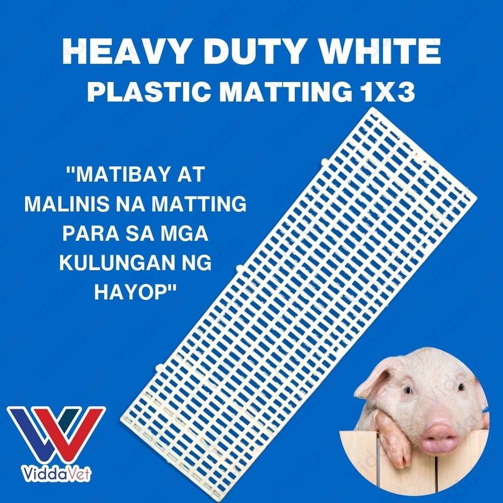 Heavy Duty White Mattings 1x3