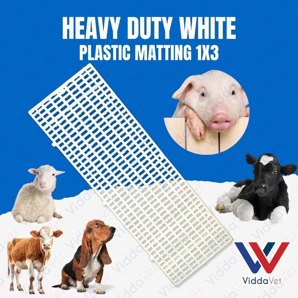 Heavy Duty White Mattings 1x3