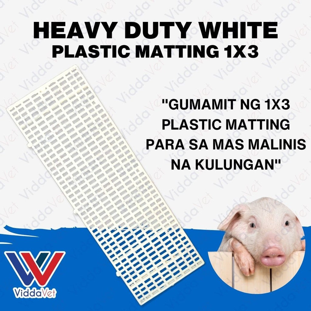 Heavy Duty White Mattings 1x3