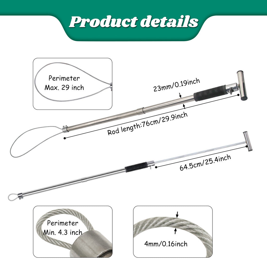 1Pc Stainless Steel Catching Pig