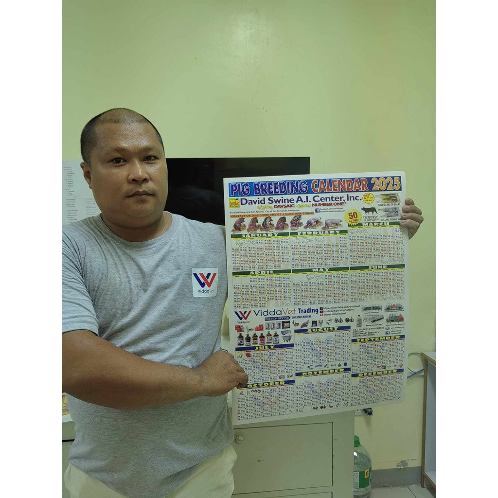 Pig Breeding Calendar 2025