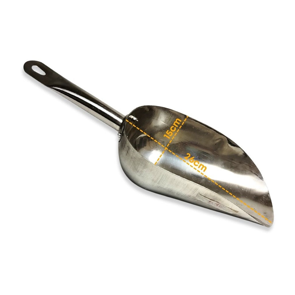 Plastic and Stainless Heavy Duty Feed Scoop