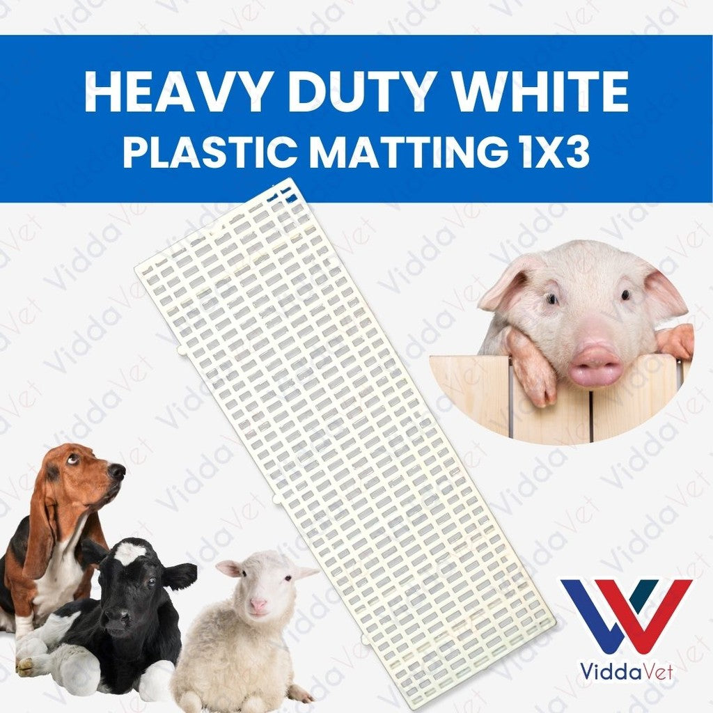 Heavy Duty White Mattings 1x3