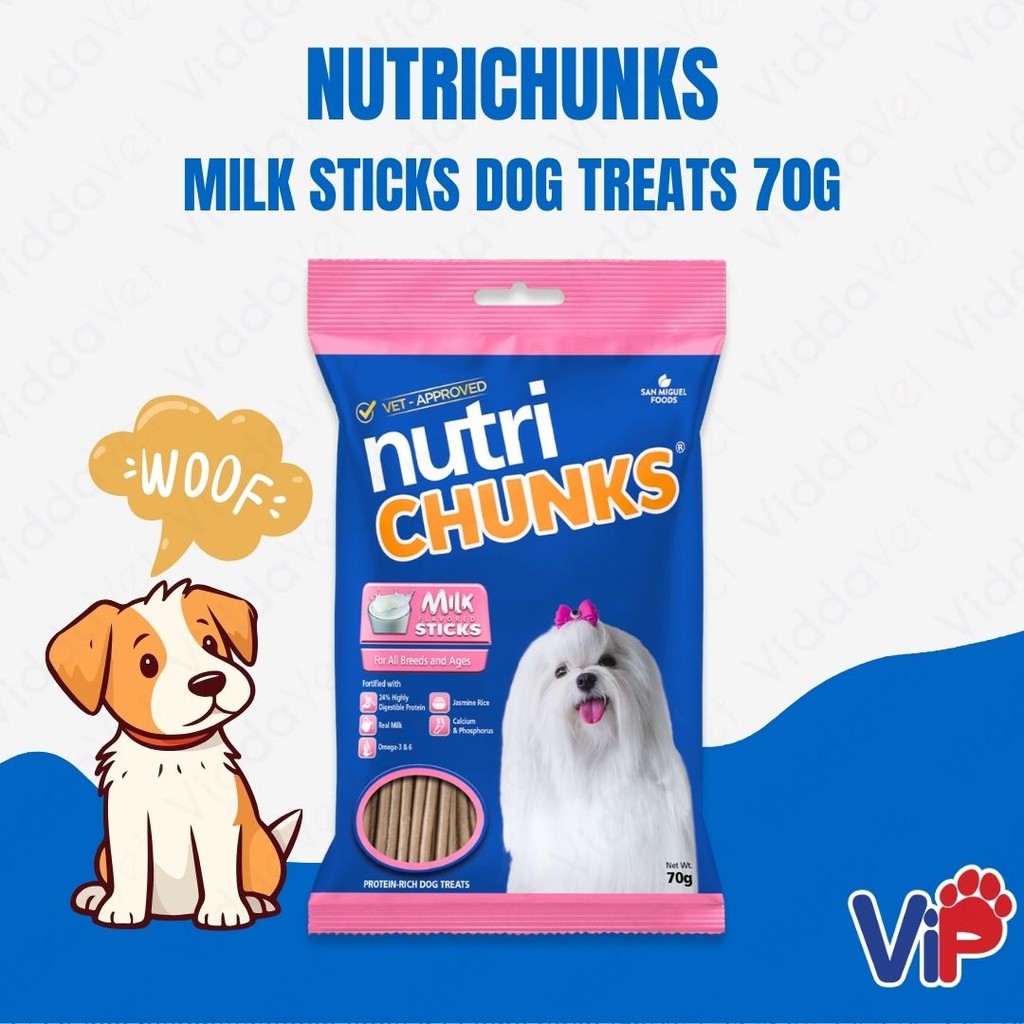 Nutrichunks Milk Sticks 70 Grams