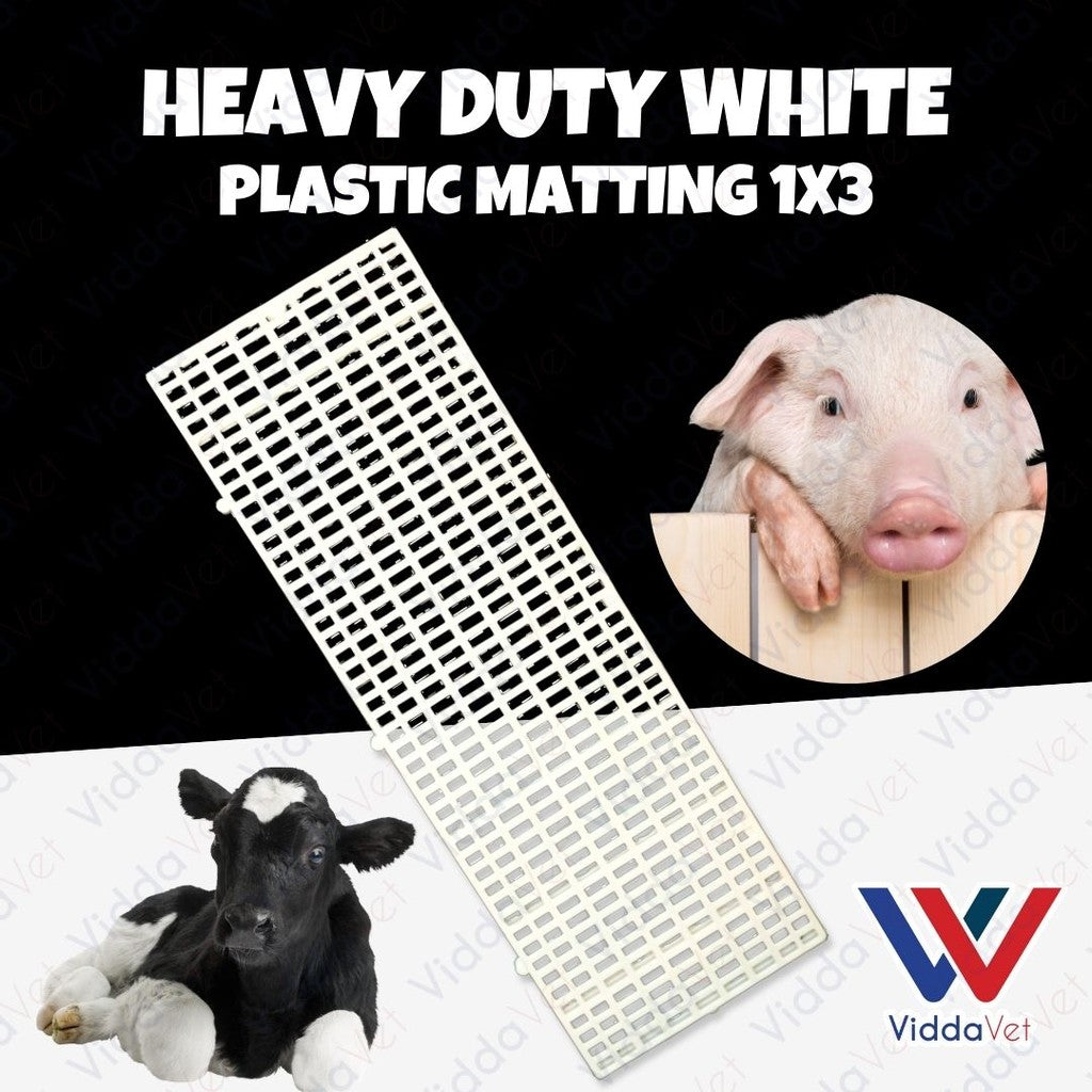 Heavy Duty White Mattings 1x3