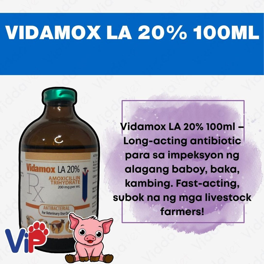 Vidamox LA 20% 100ml