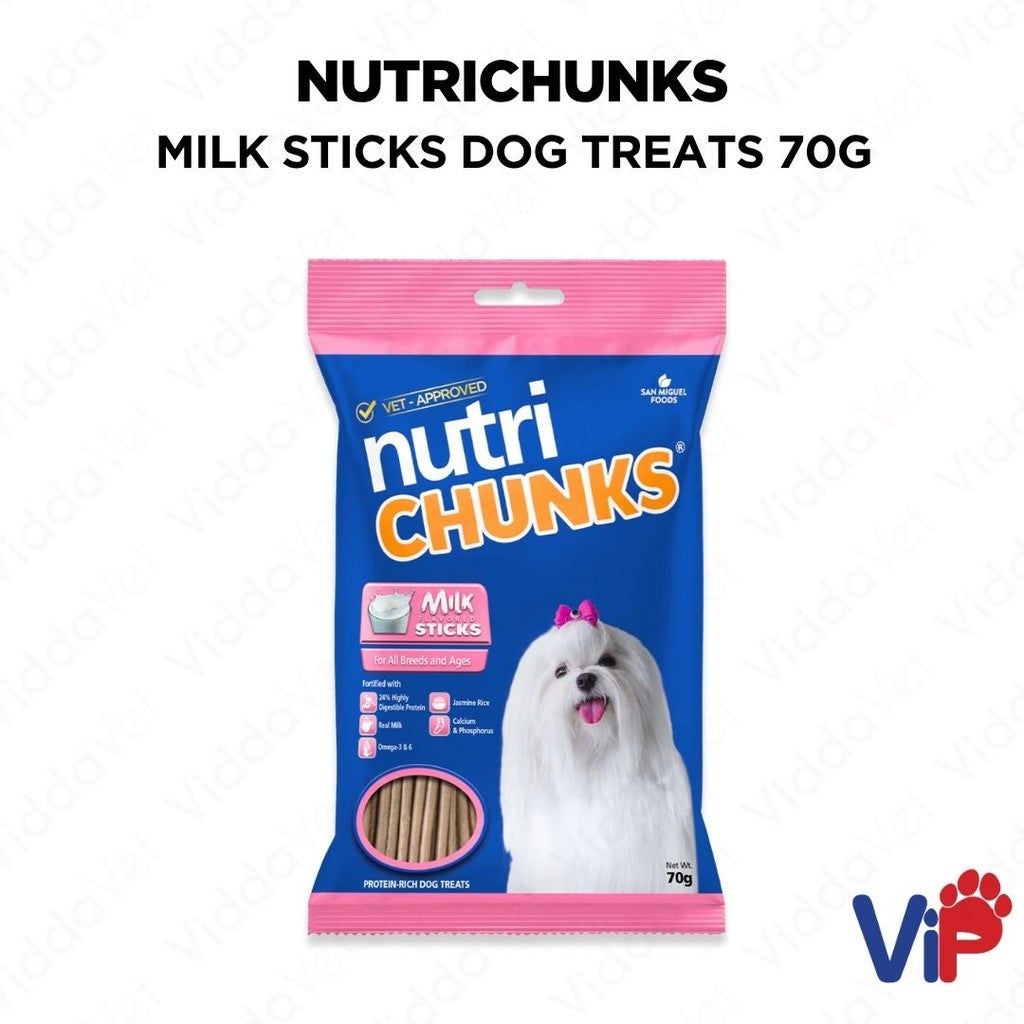 Nutrichunks Milk Sticks 70 Grams