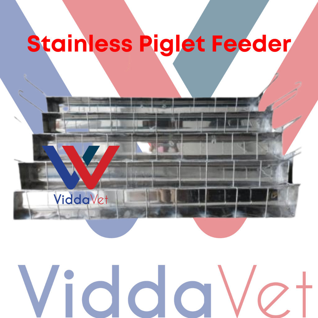 10 Slots Stainless Piglet Feeder