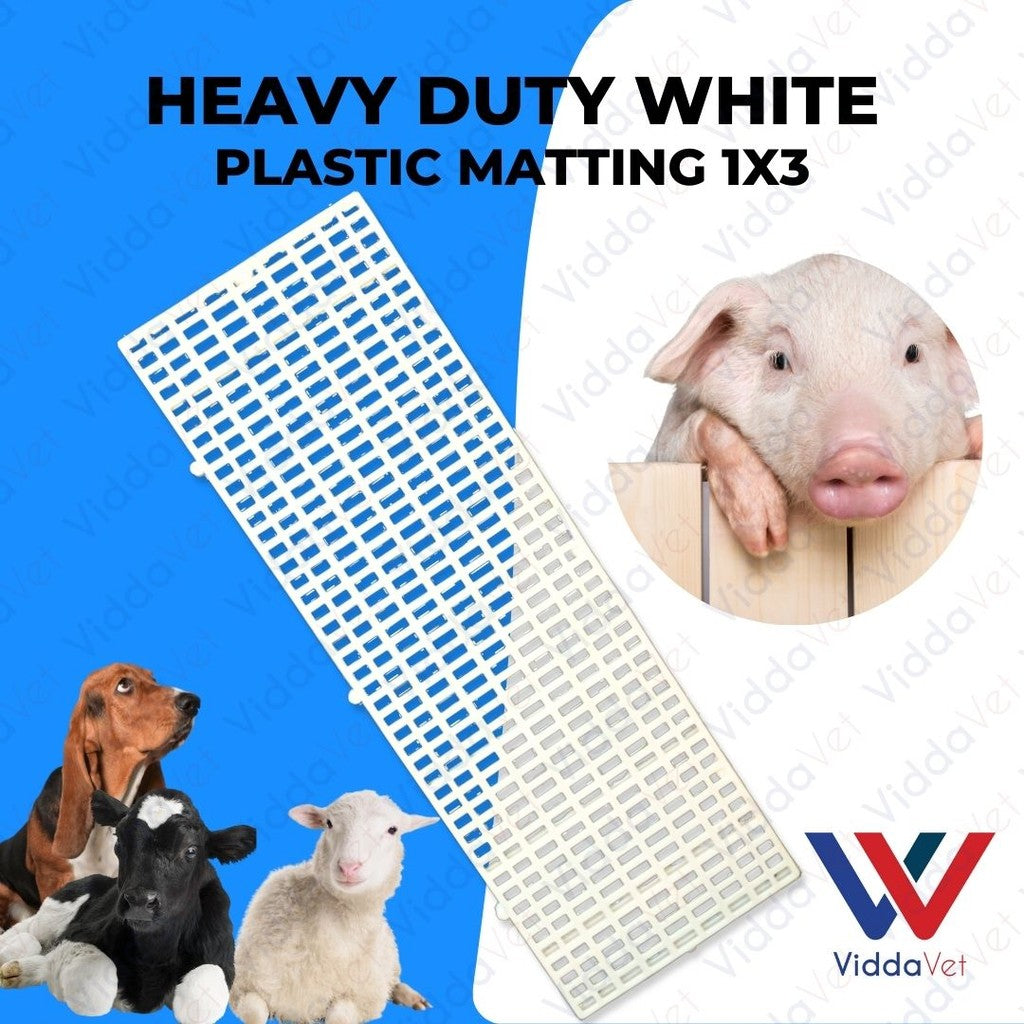 Heavy Duty White Mattings 1x3