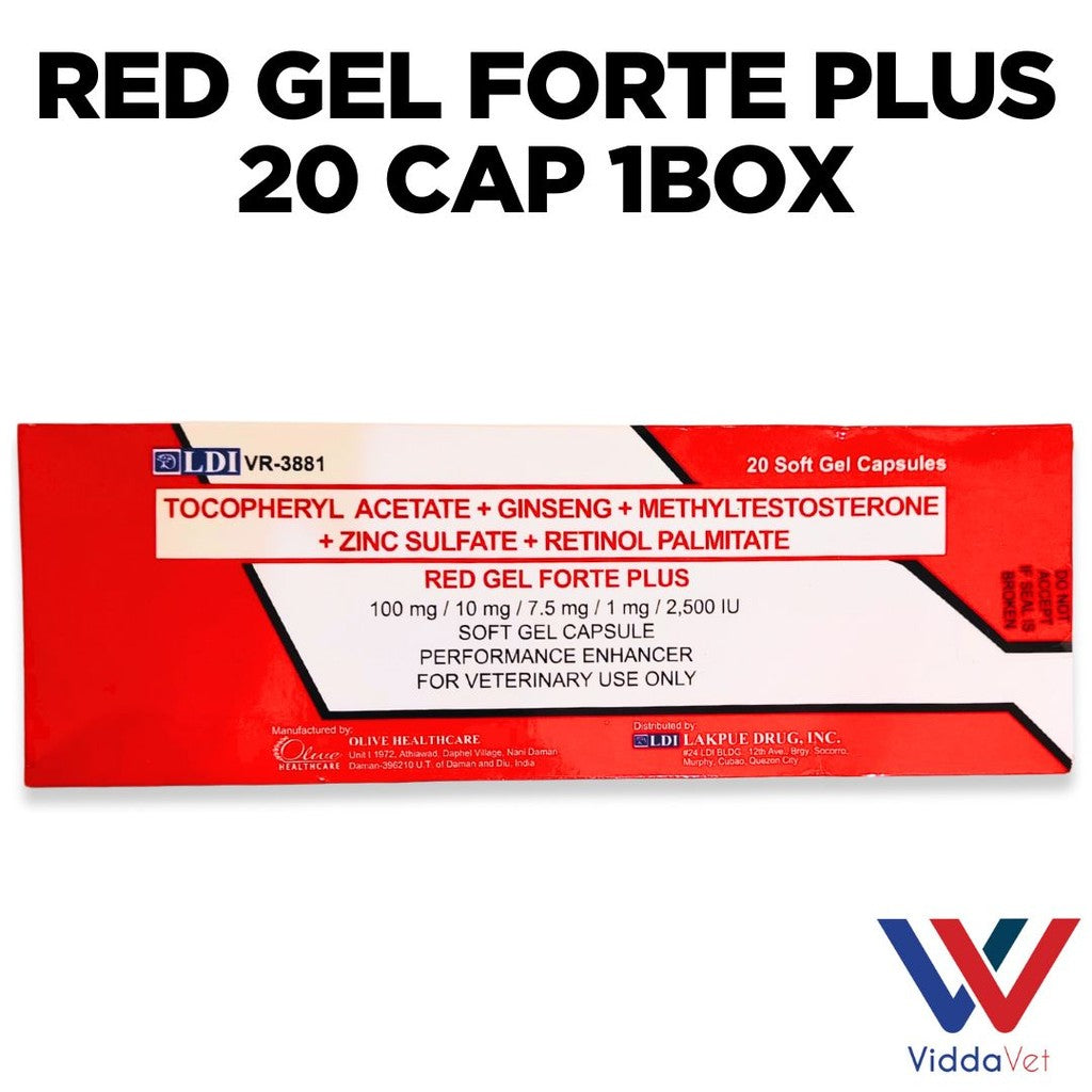 Red Gel Forte Plus 20 Capsule (1 Box)