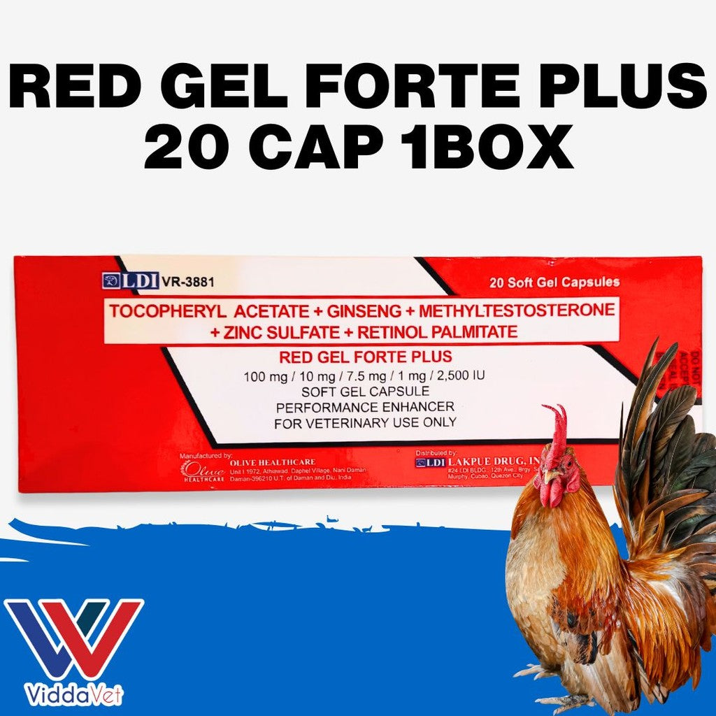 Red Gel Forte Plus 20 Capsule (1 Box)