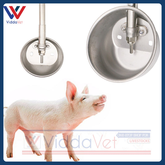Pig Nipple Water Drinker Set Stainless Steel