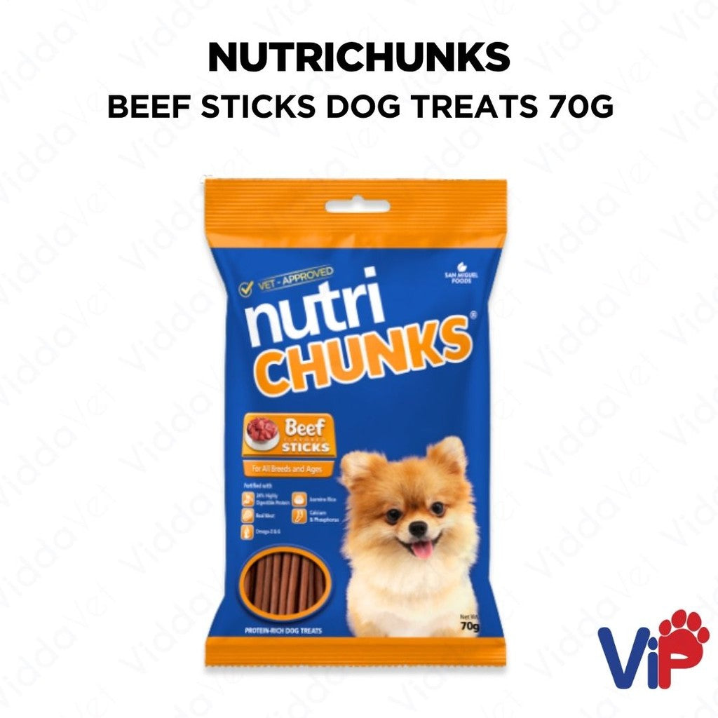 NutriChucks Beef Sticks 70 Grams