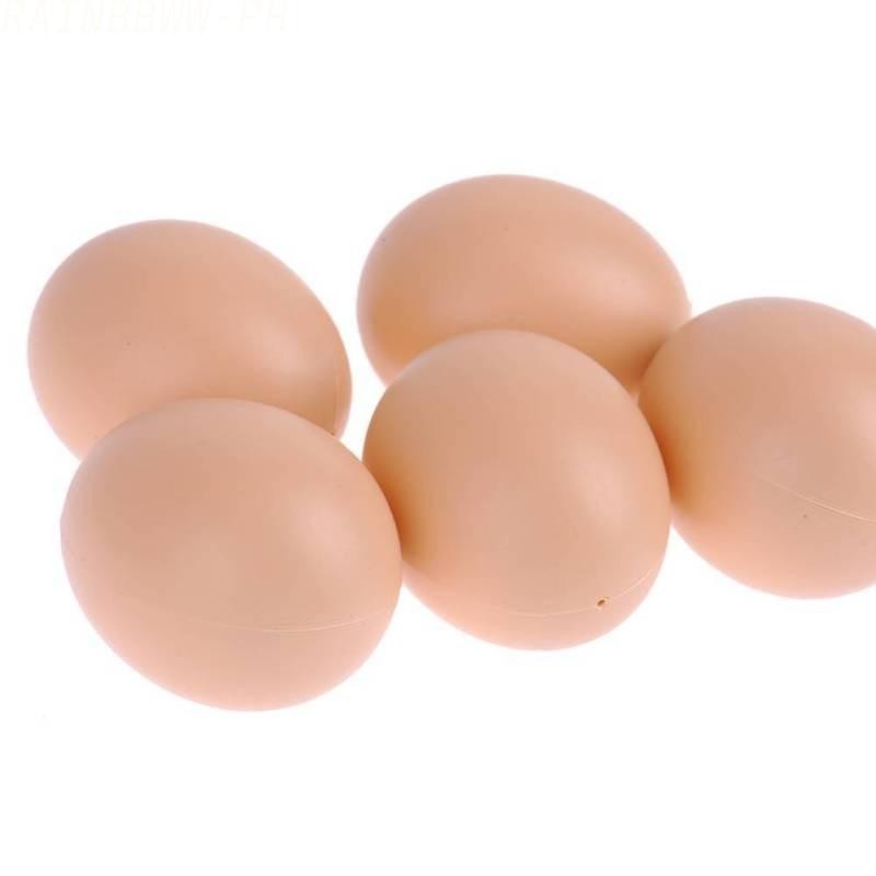 Fake Plastic Dummy Eggs Nesting Toy 5pcs