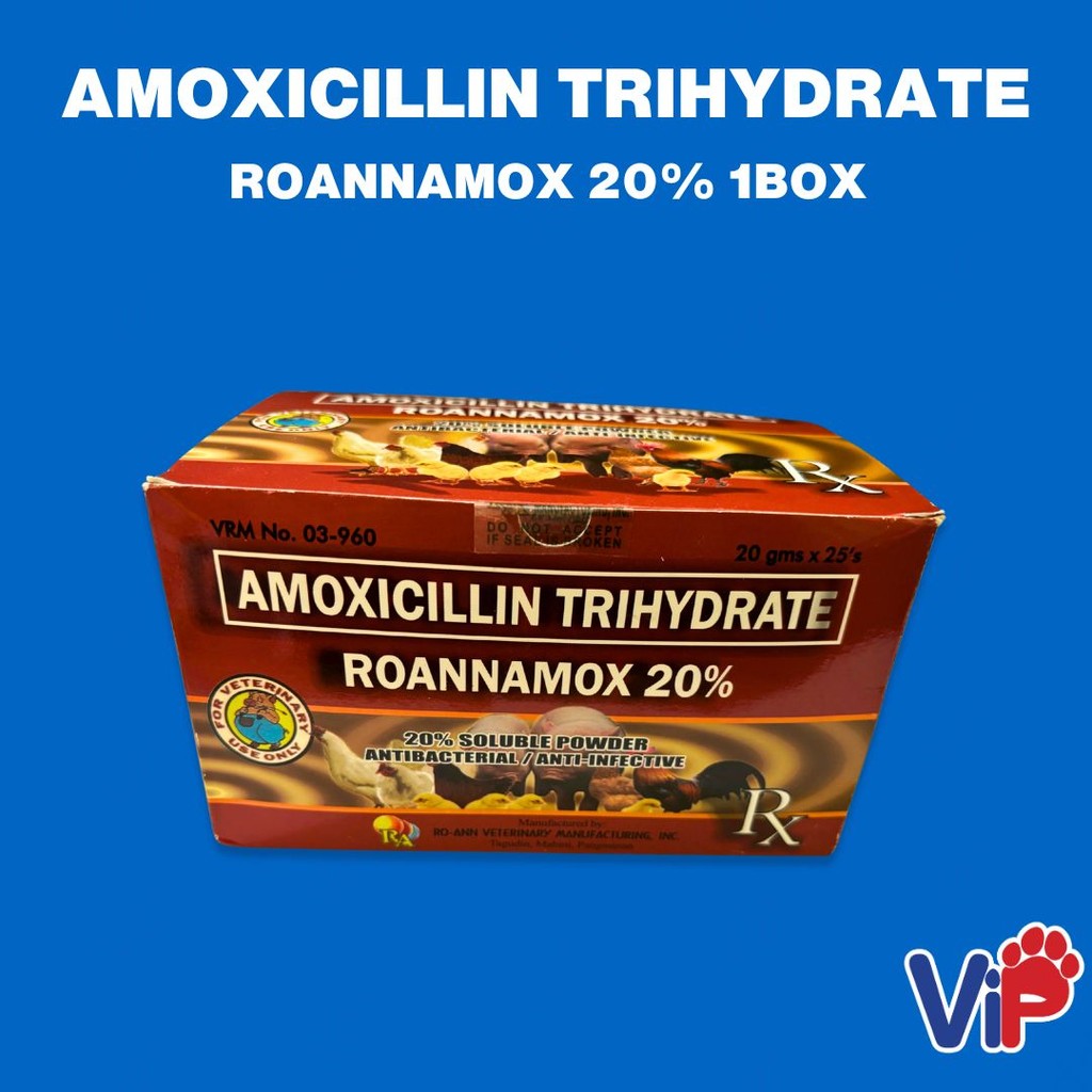 Roannamox 20% Amox Trihydrate (1 Box)