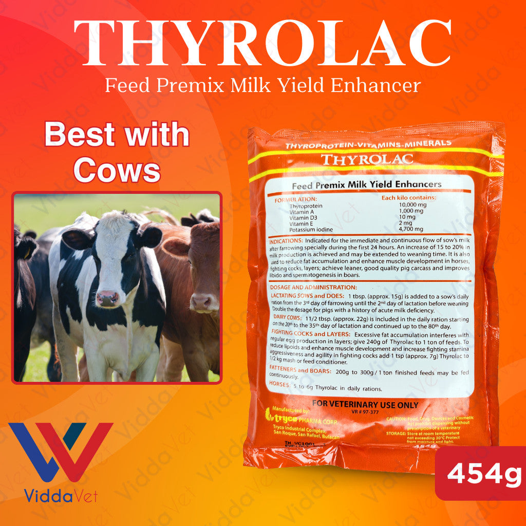 Thyrolac 454g Feed Premix Milk Enhancer