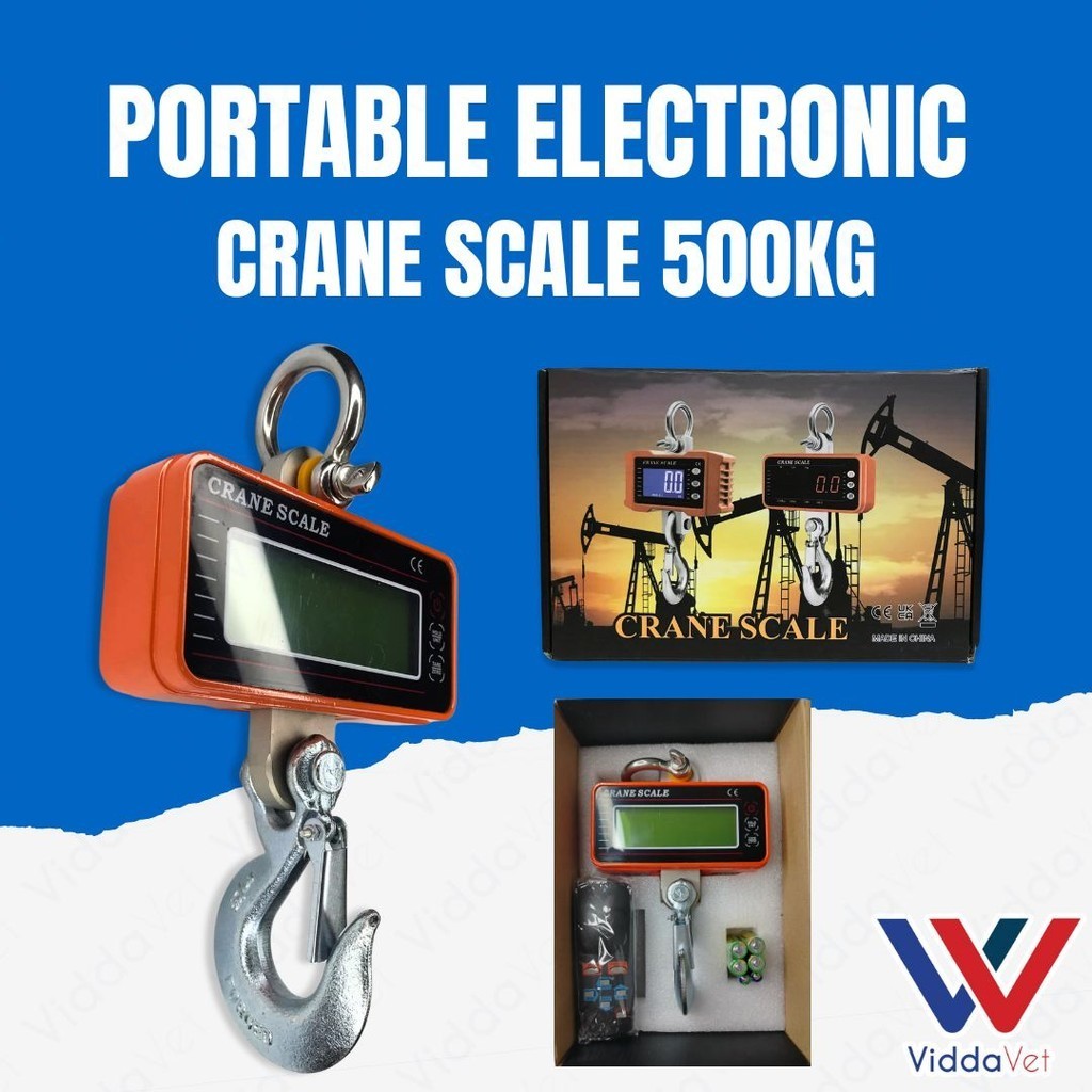 Portable Electronic Crane Scale 500kg