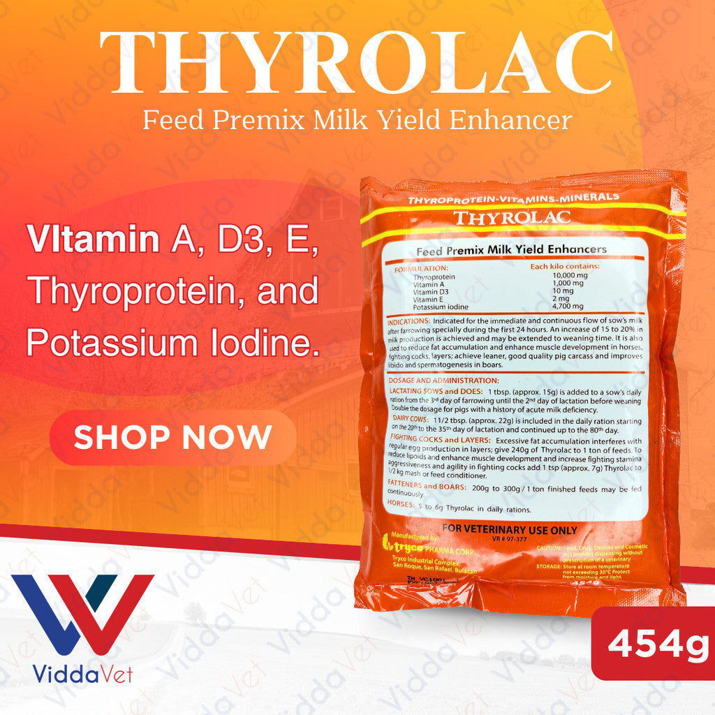 Thyrolac 454g Feed Premix Milk Enhancer