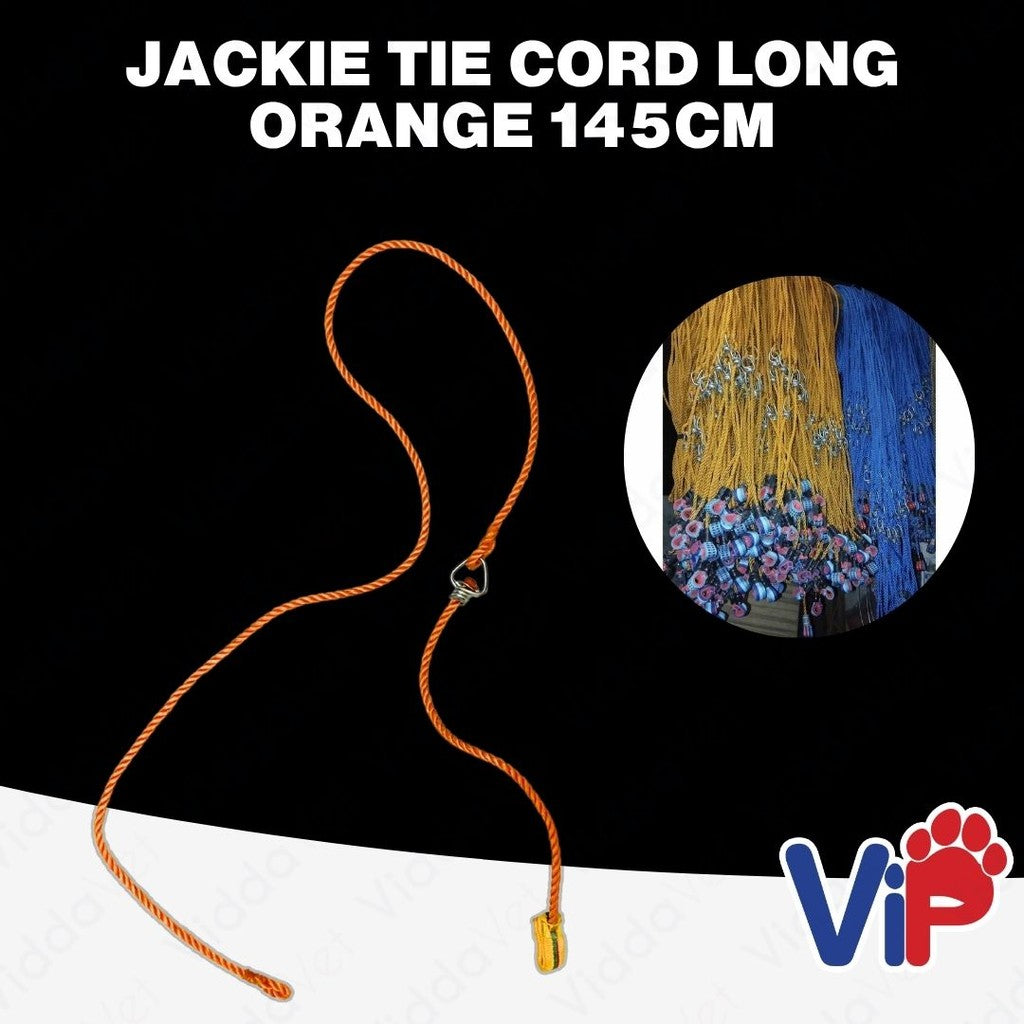 Tie Cord for Gamefowl Rooster Orange 145cm