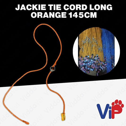 Tie Cord for Gamefowl Rooster Orange 145cm