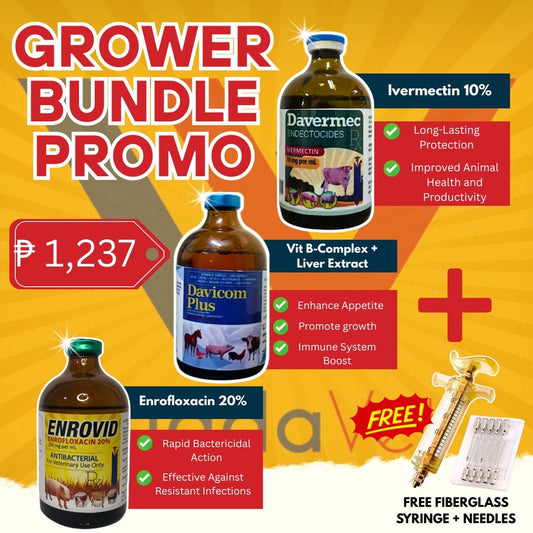 Grower Bundle Pack Davicom Plus + Davermec + Enrovid