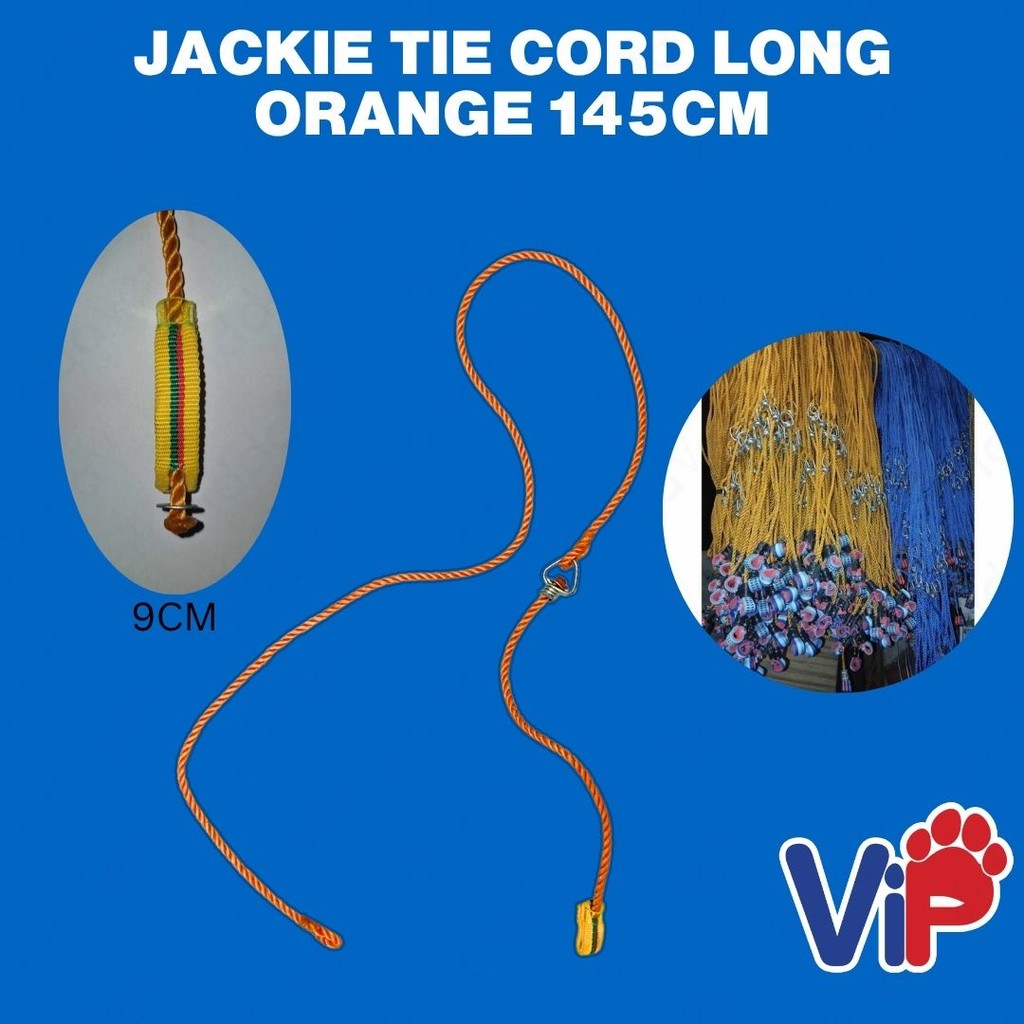 Tie Cord for Gamefowl Rooster Orange 145cm