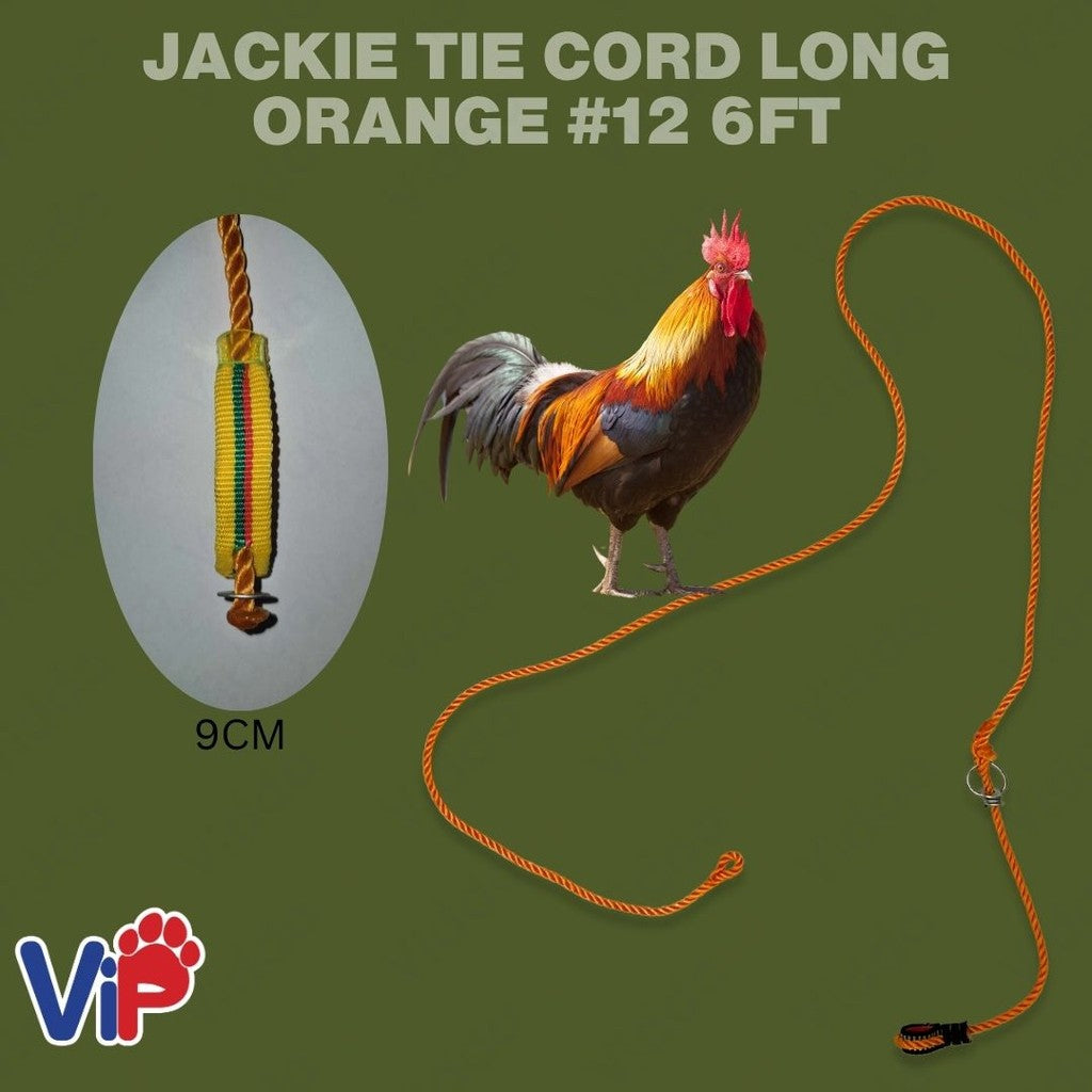 Jackie Tie Cord Long Orange