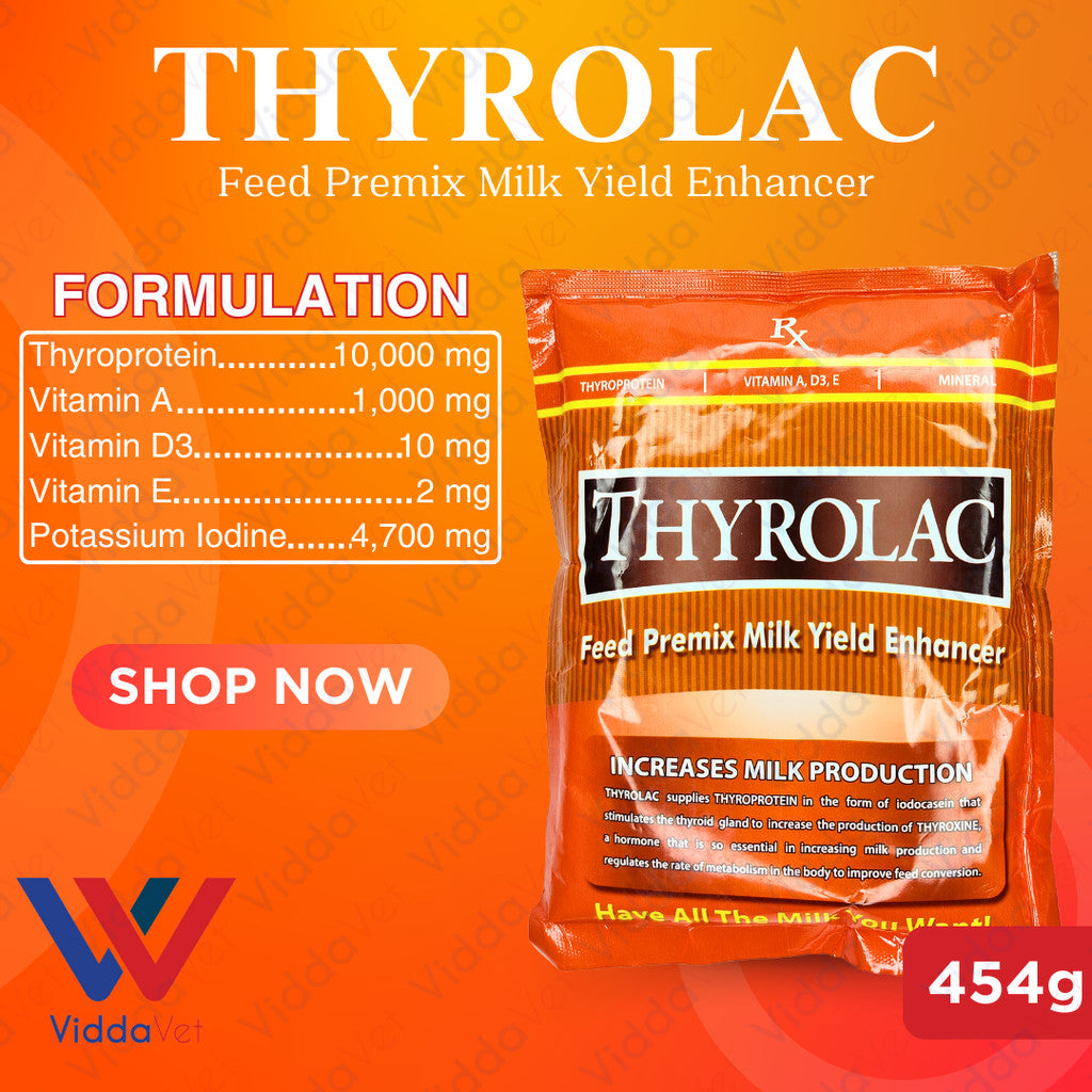 Thyrolac 454g Feed Premix Milk Enhancer