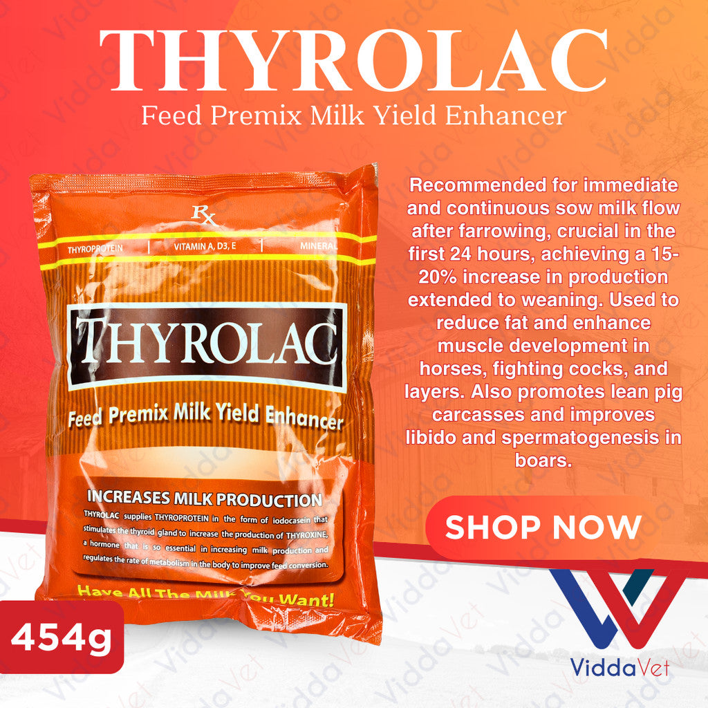 Thyrolac 454g Feed Premix Milk Enhancer