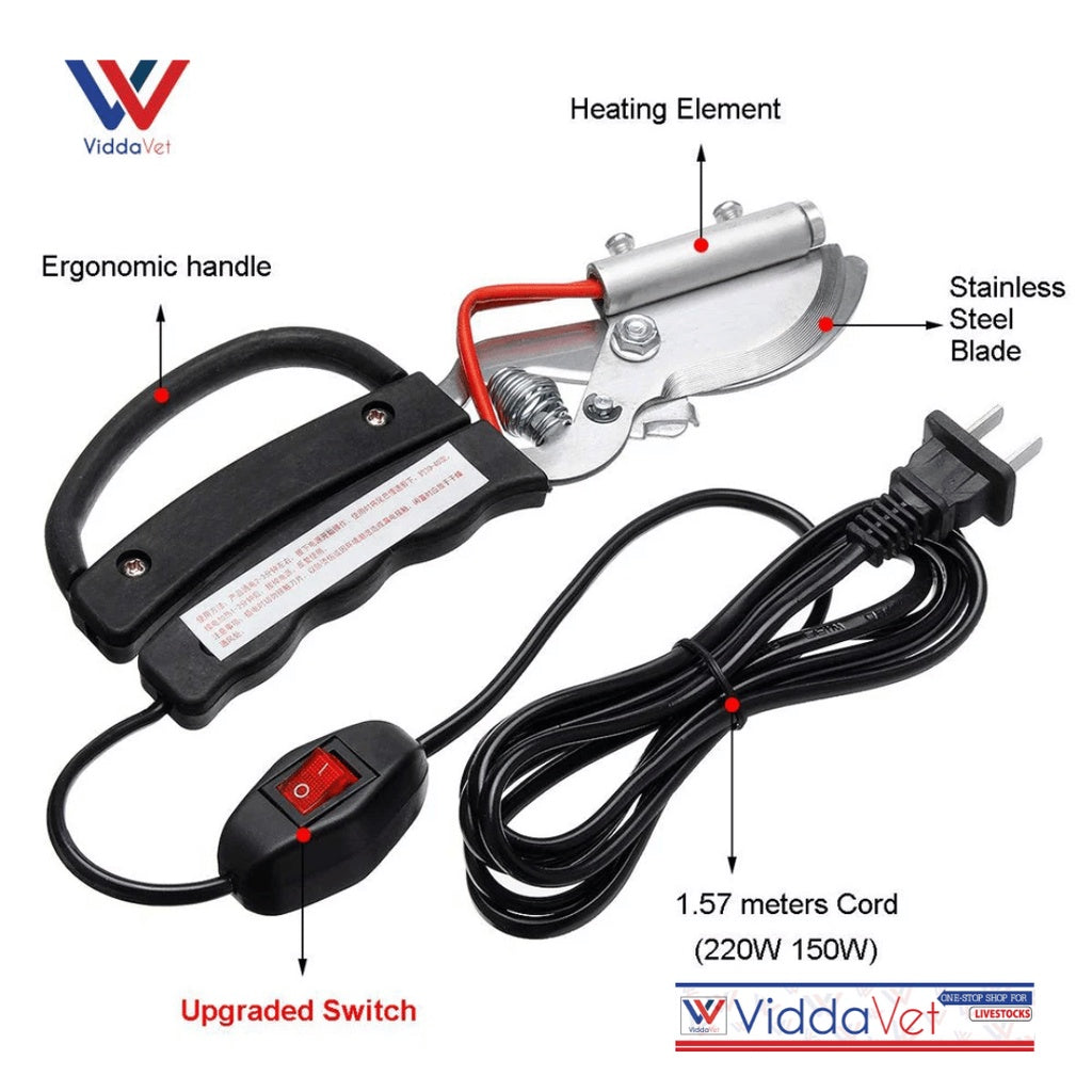 Electric Piglet Tail Cutter Set / Manual Tail Cutter
