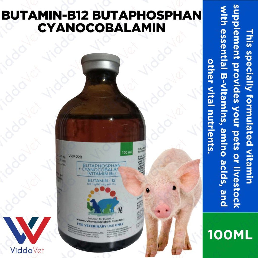 Butamin-B12 Butaphosphan Cyanocobalamin 100mL
