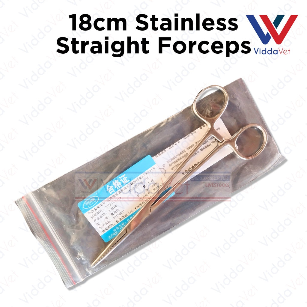 Forceps Straight Big 18cm