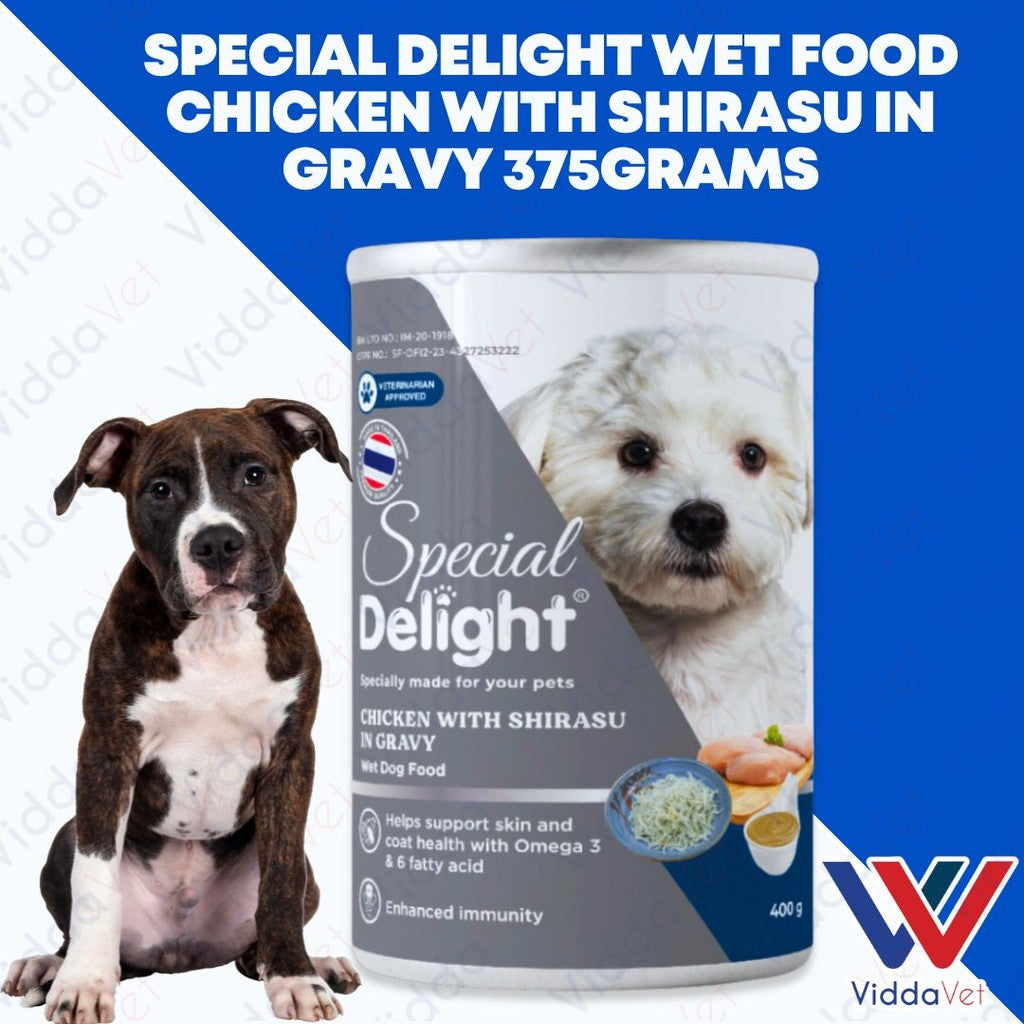 Special Delight Wet Food Chicken with Shirasu in Gravy 375g