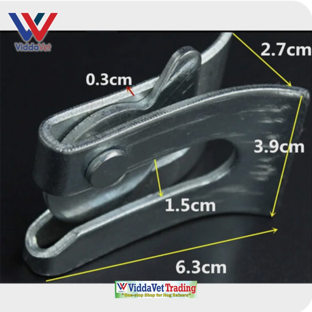 Galvanized Door Lock and Pig Cage Lock with Bar