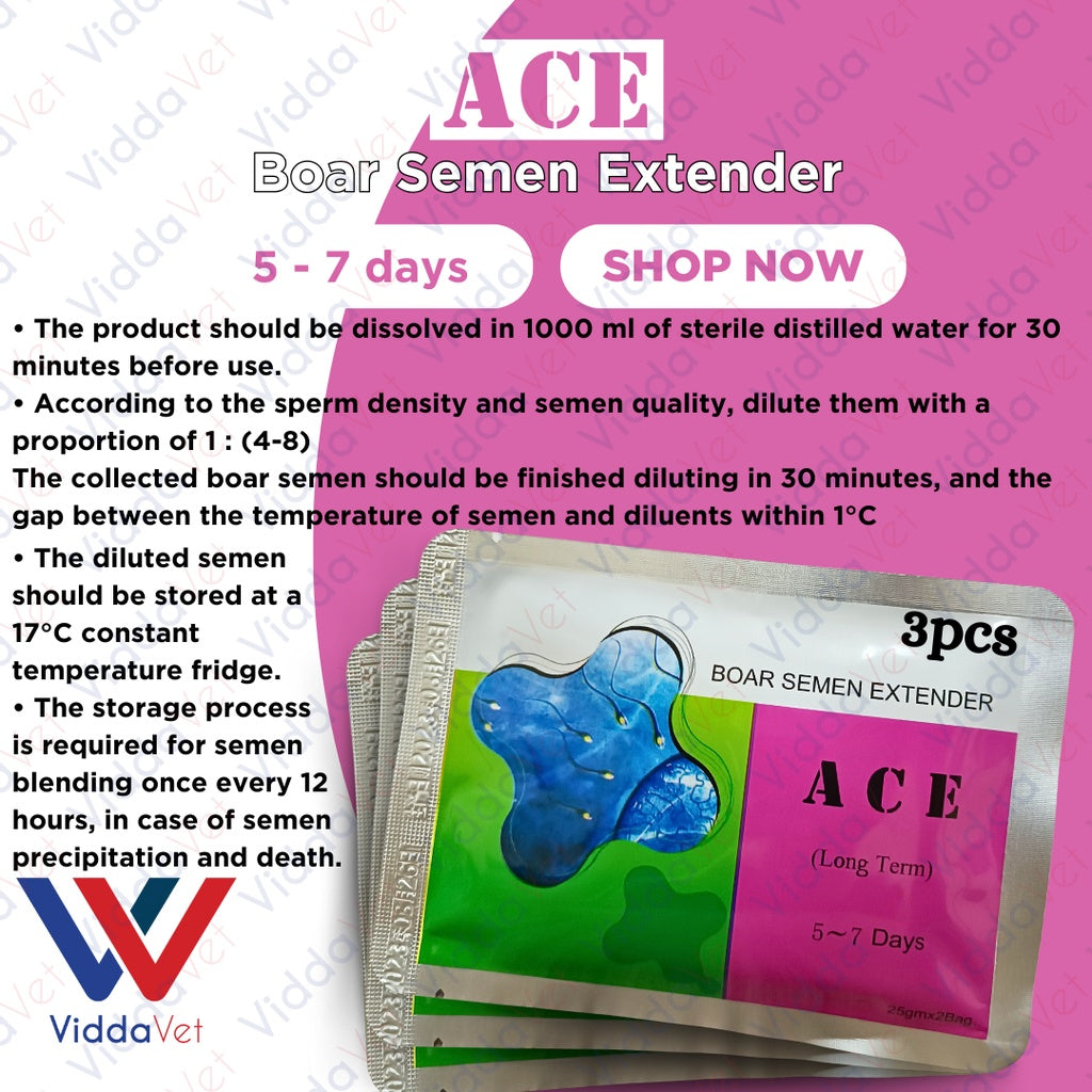 Ace Boar Semen Extender 5 to 7 Days 3pcs