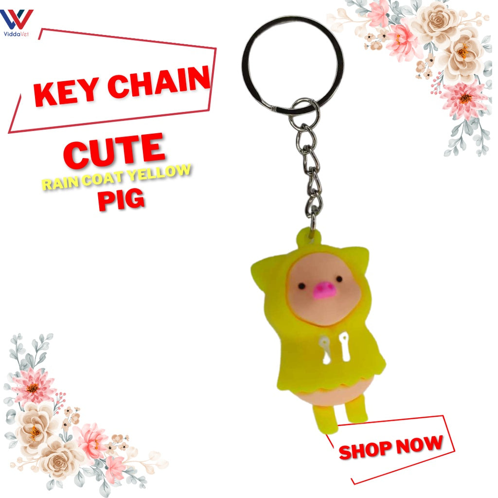 Cute Pig Keychain