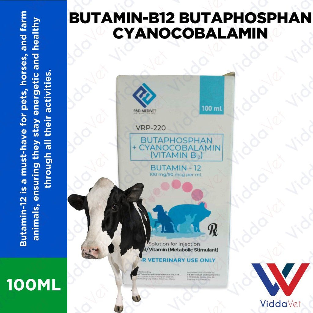 Butamin-B12 Butaphosphan Cyanocobalamin 100mL
