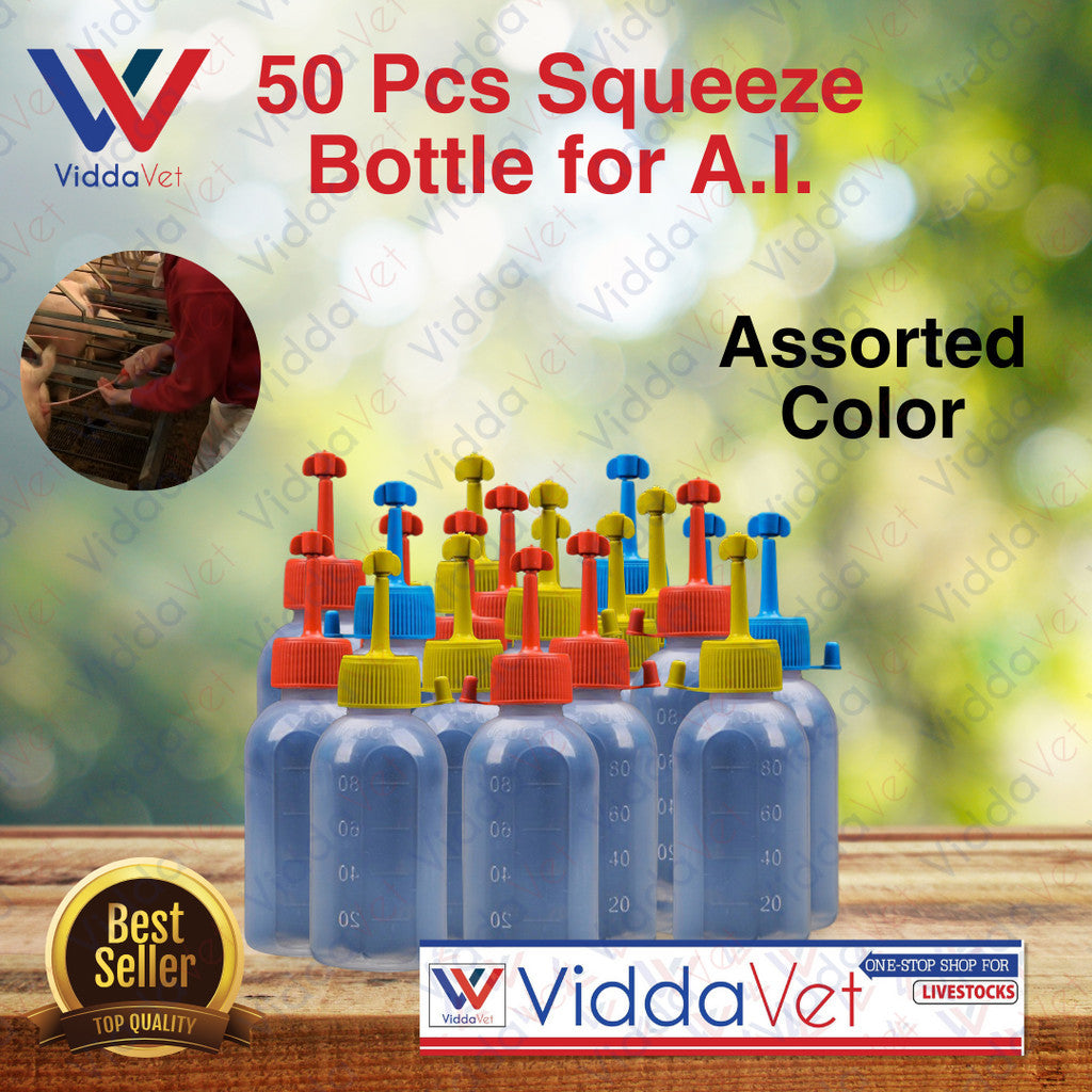 Squeeze Bottle 100ml 50pcs