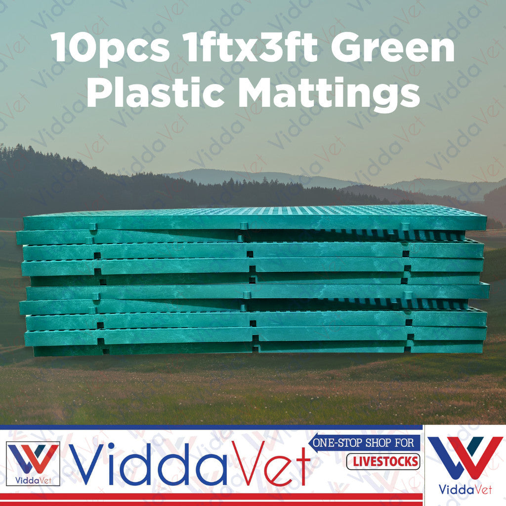 Plastic Mattings Green 1x3 10pcs