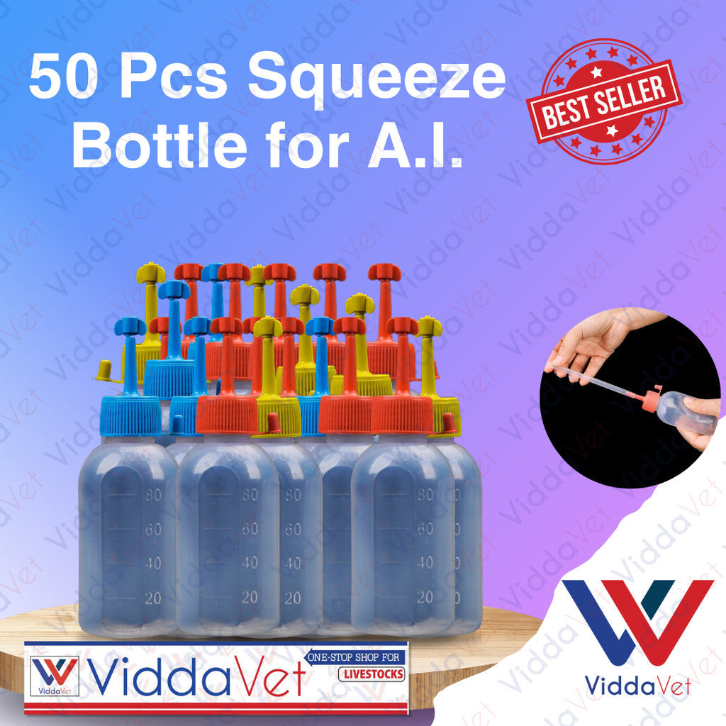 Squeeze Bottle 100ml 50pcs