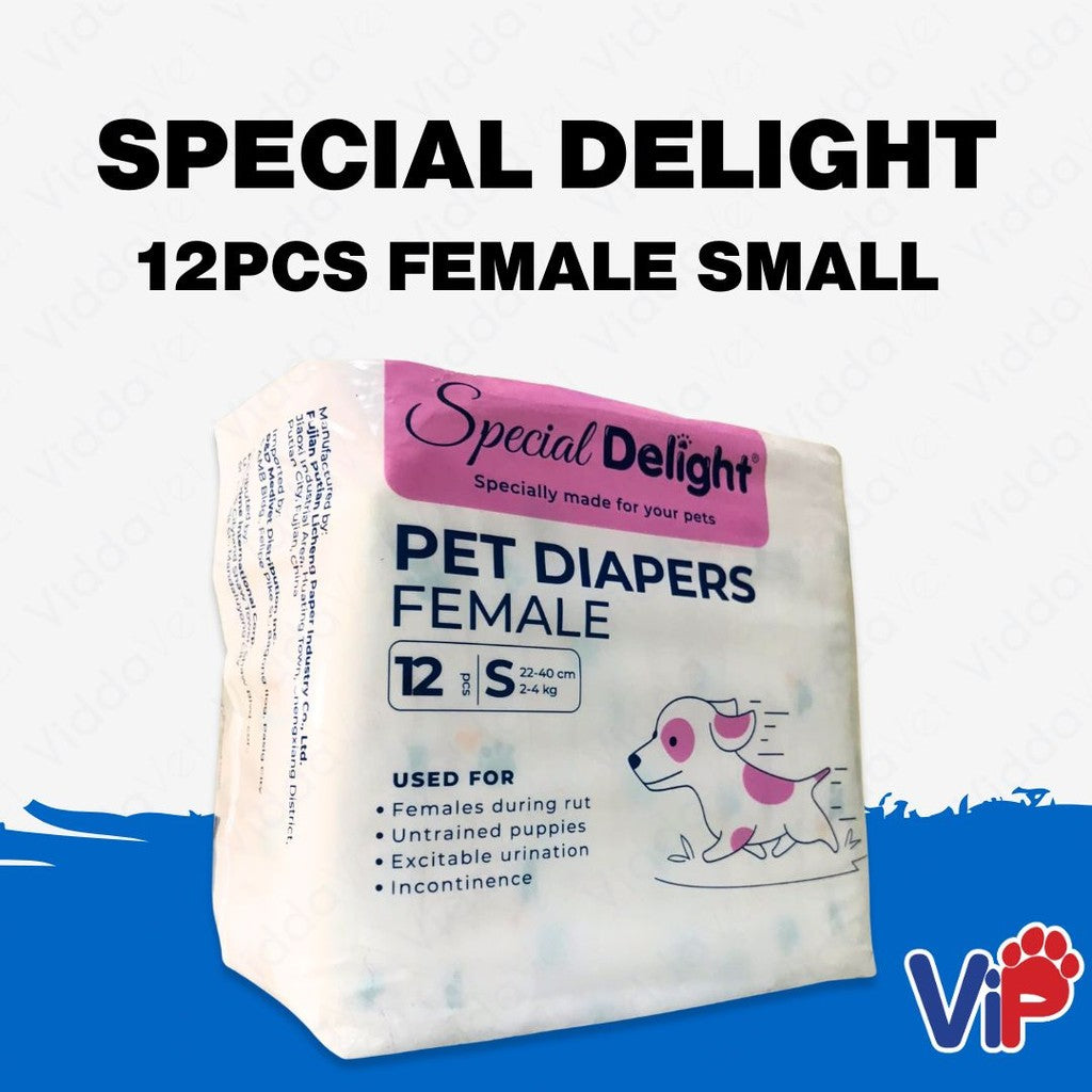 Special Delight Small Female Pet Diapers 12pcs