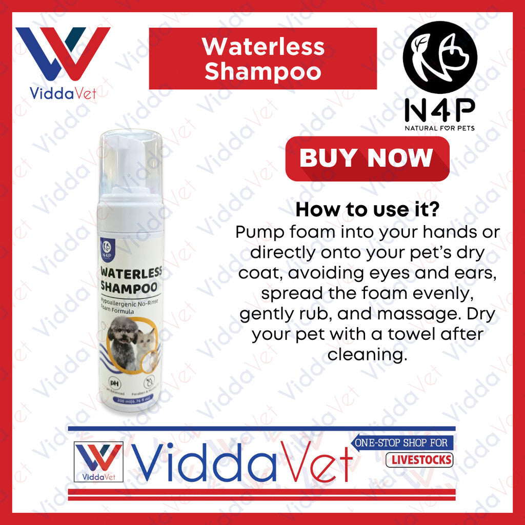 Waterless Shampoo for Pets 200ml