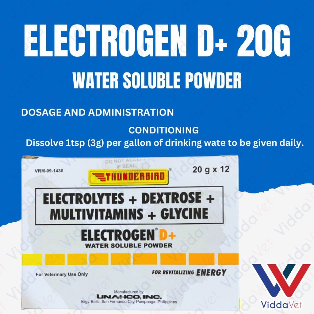 Electrogen D+ 1 Box 12pcs x 20g