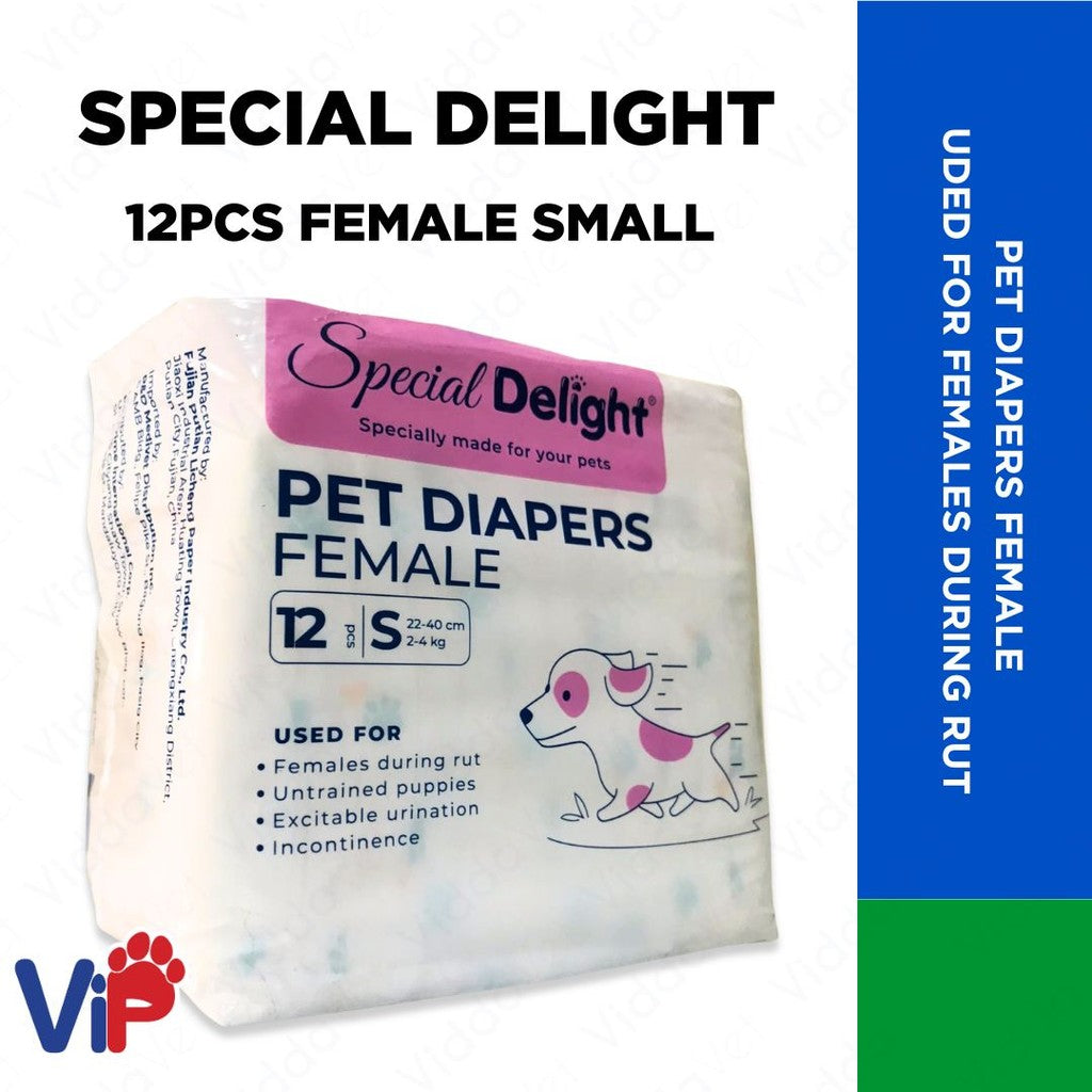 Special Delight Small Female Pet Diapers 12pcs